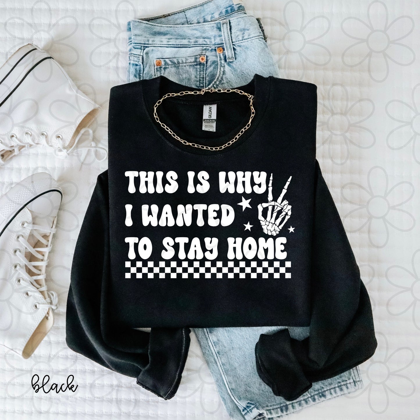 This Is Why I Wanted To Stay Home Tee