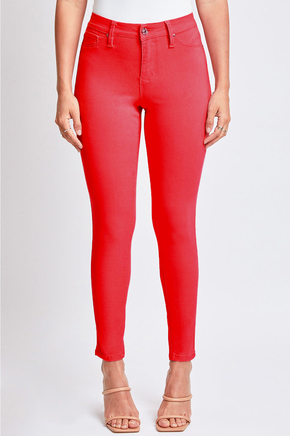 Hyper stretch Mid-Rise Skinny Jeans