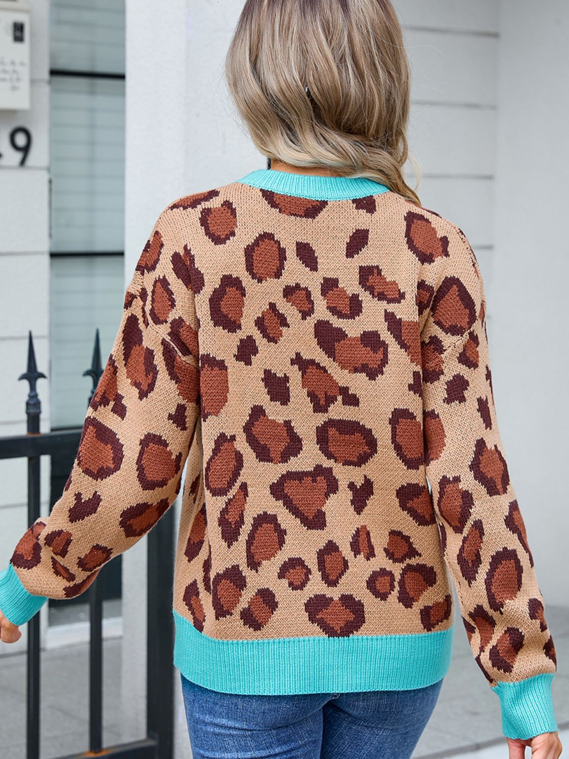 Leopard Long Sleeve Sweater