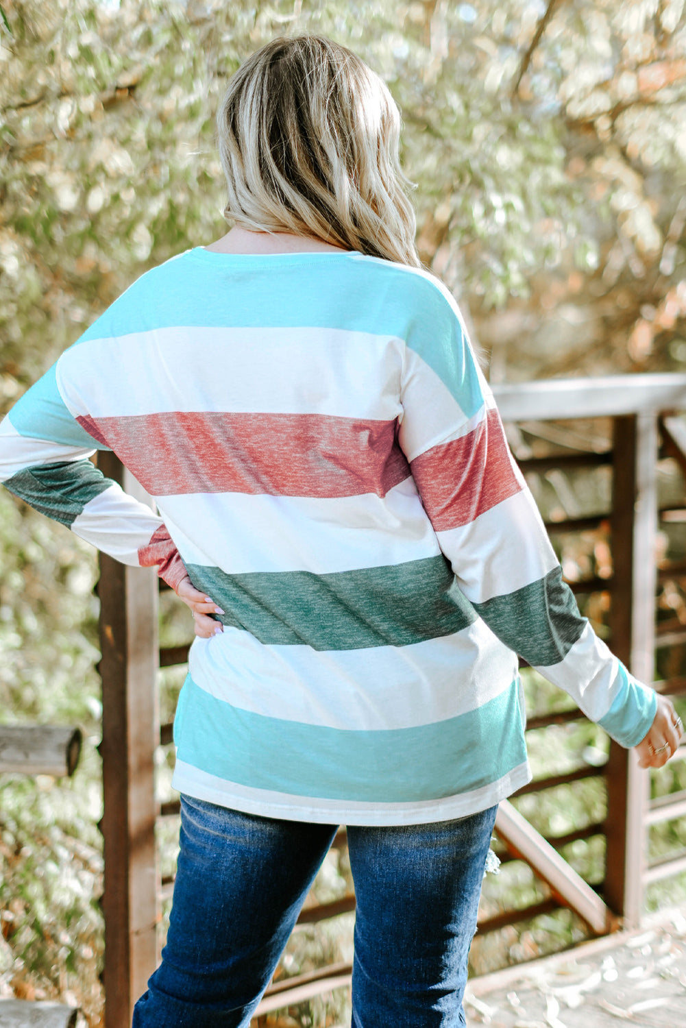 Colorblock Pullover Top