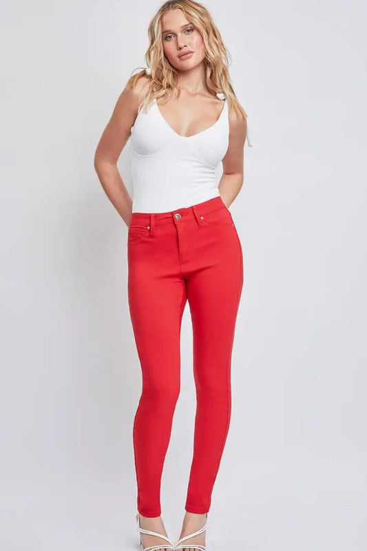 Hyper stretch Mid-Rise Skinny Jeans