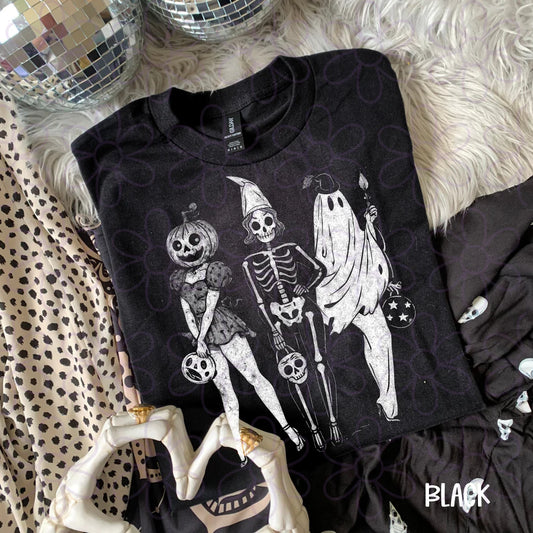 Halloween Girl Characters Tee