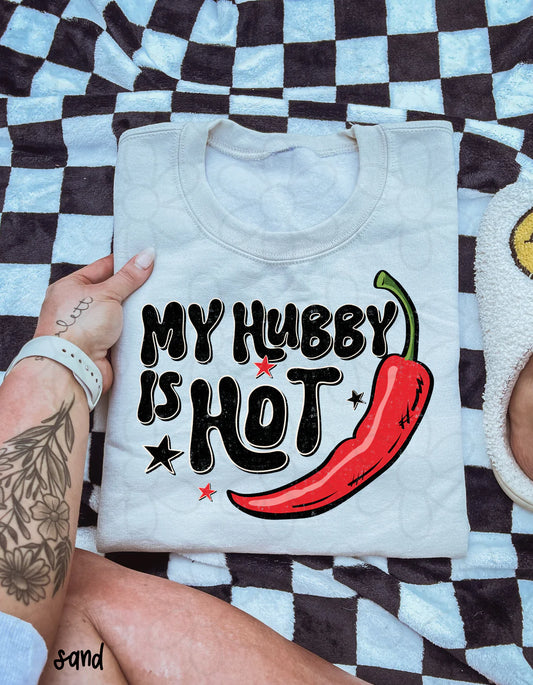 My Hubby Is Hot Tee