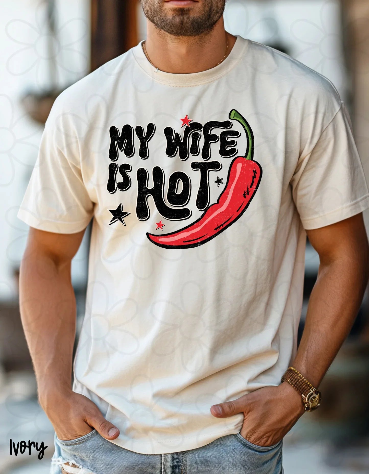 My Wife Is Hot Tee - The Hippie Nest Boutique