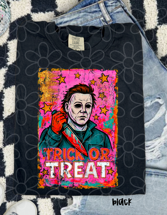 Preppy Michael Myers Trick Or Treat Tee