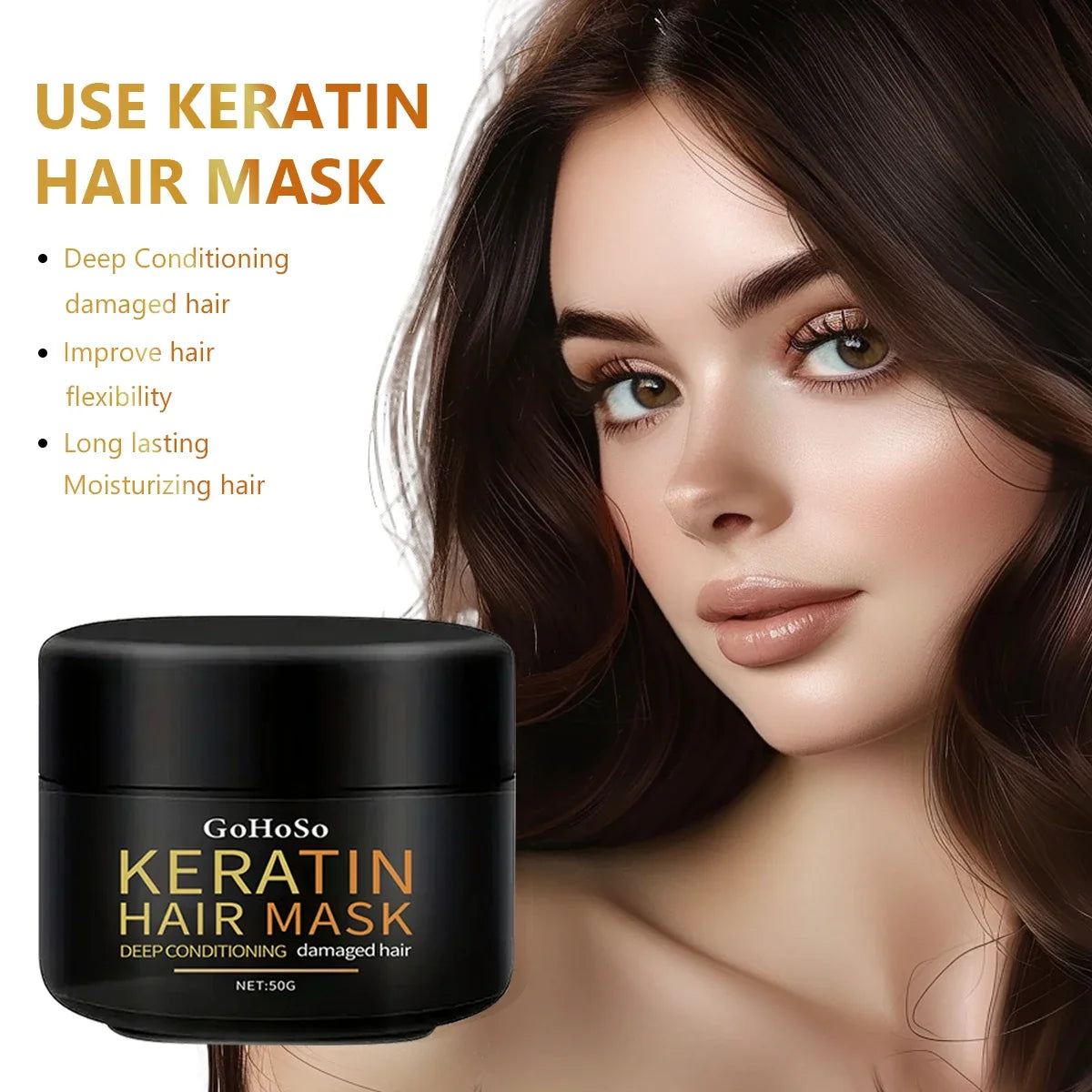Keratin Hair Mask Professional Deep Nourishing Care