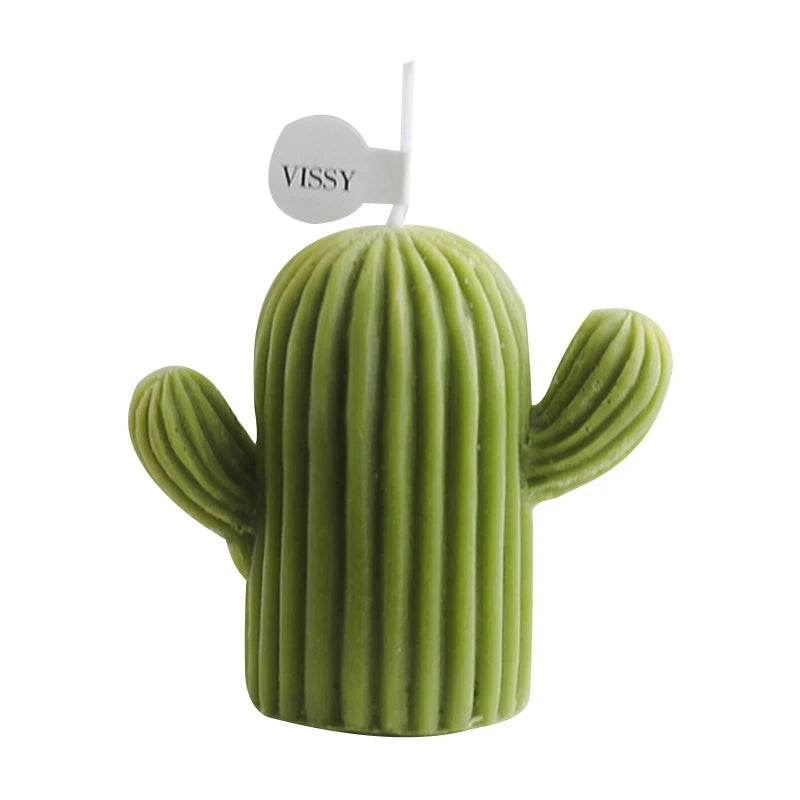 Small Cactus Scented Wax Candles