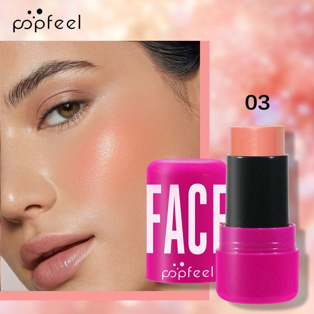 4-Color Cream Blush Waterproof