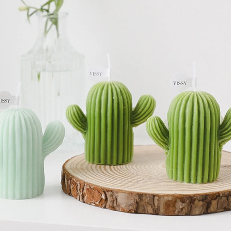 Small Cactus Scented Wax Candles