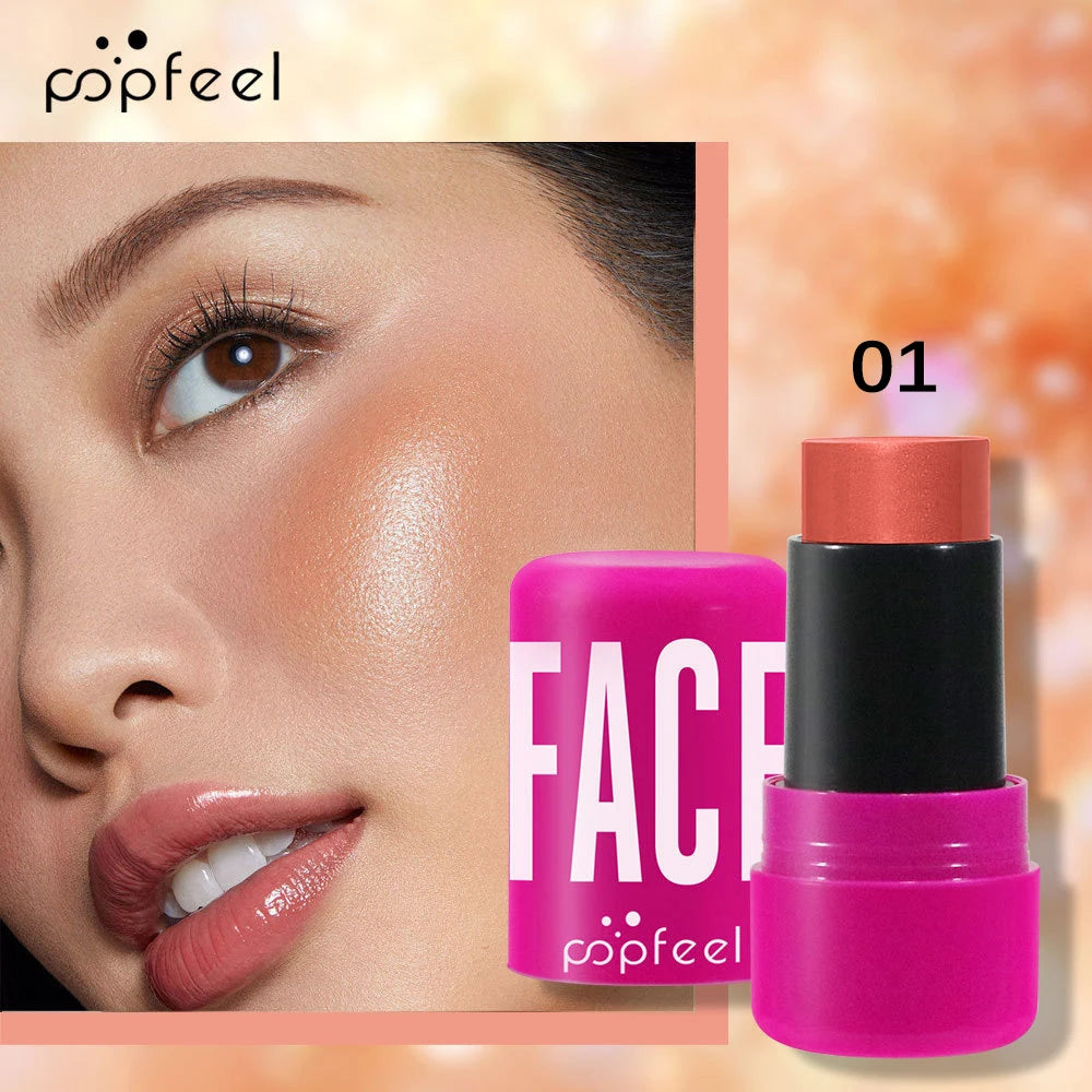 4-Color Cream Blush Waterproof