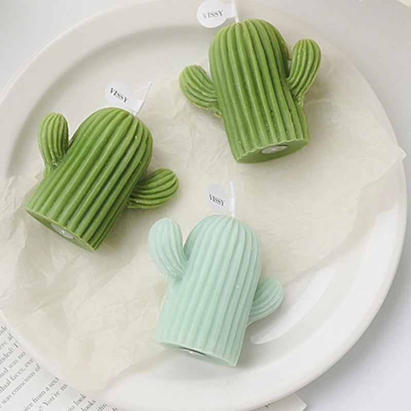 Small Cactus Scented Wax Candles