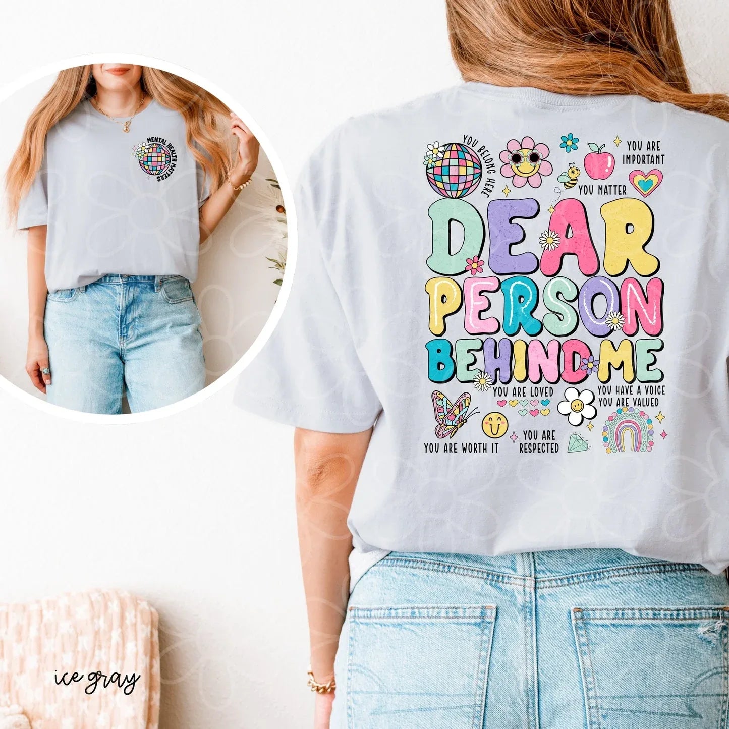 Retro Dear Person Behind Me Tee - The Hippie Nest Boutique