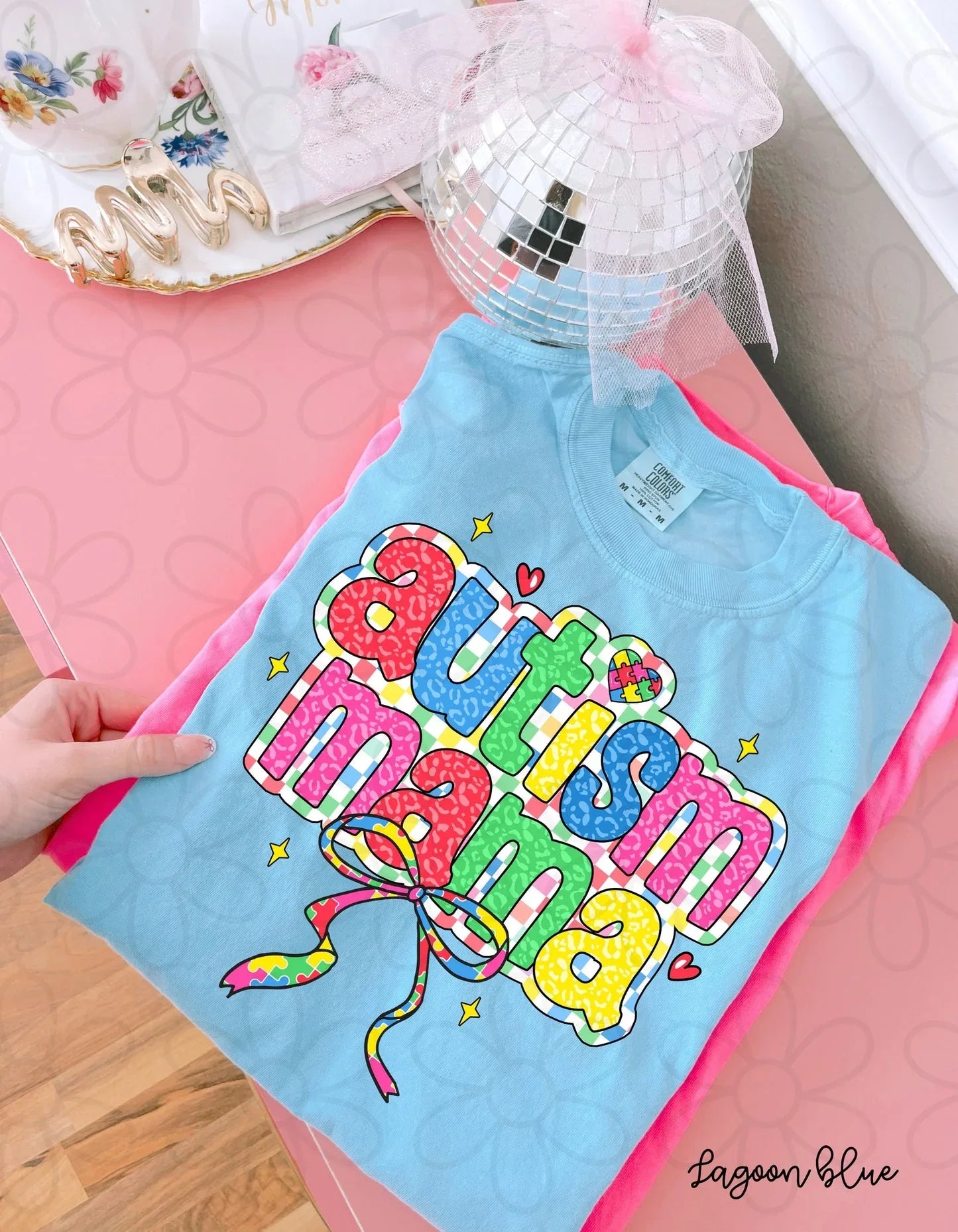 Leopard Autism Mama Tee - The Hippie Nest Boutique